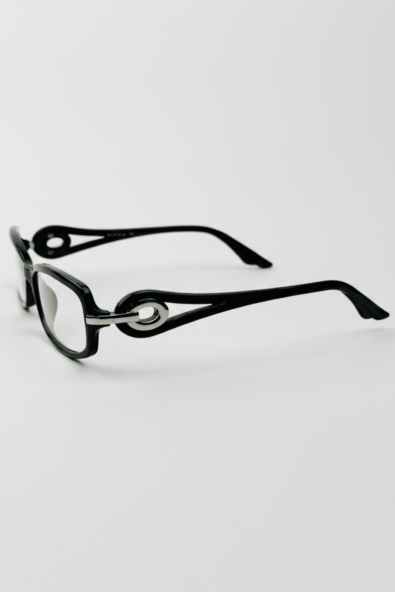 Metal Accent Square Glasses na2344