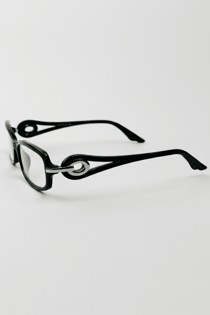Metal Accent Square Glasses na2344