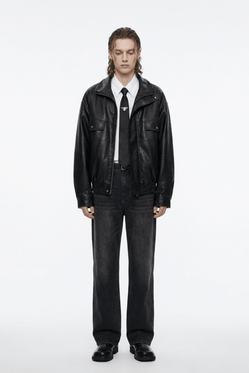 Architectural Leather Jacket na2350