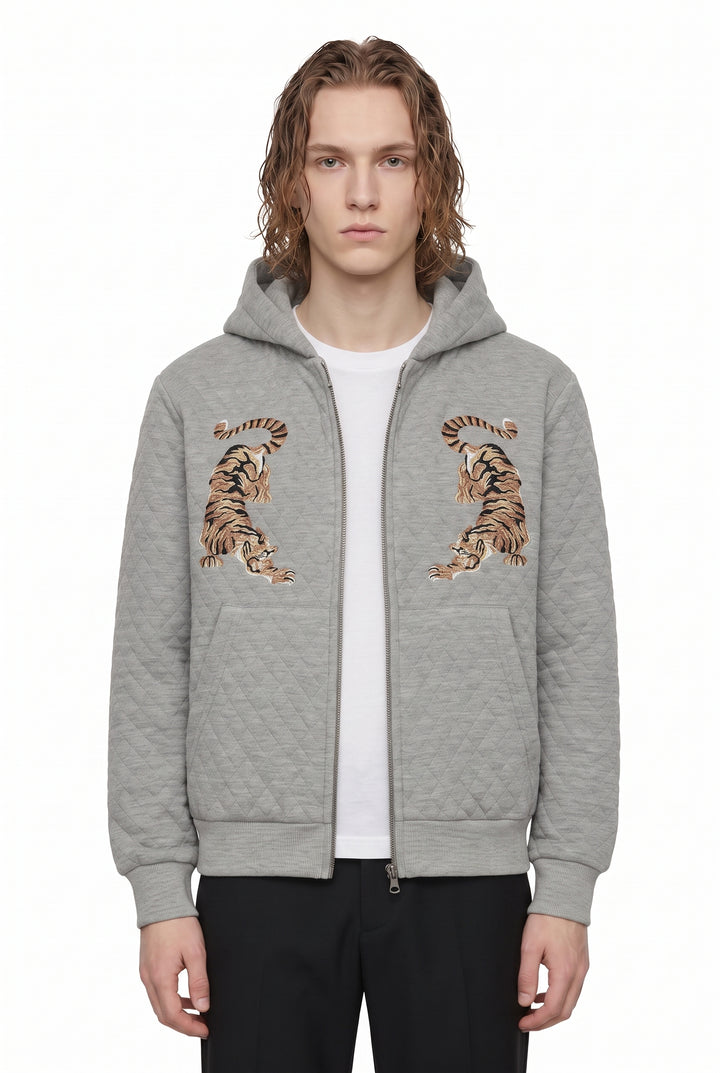 Embroidered Zip Hoodie na2820
