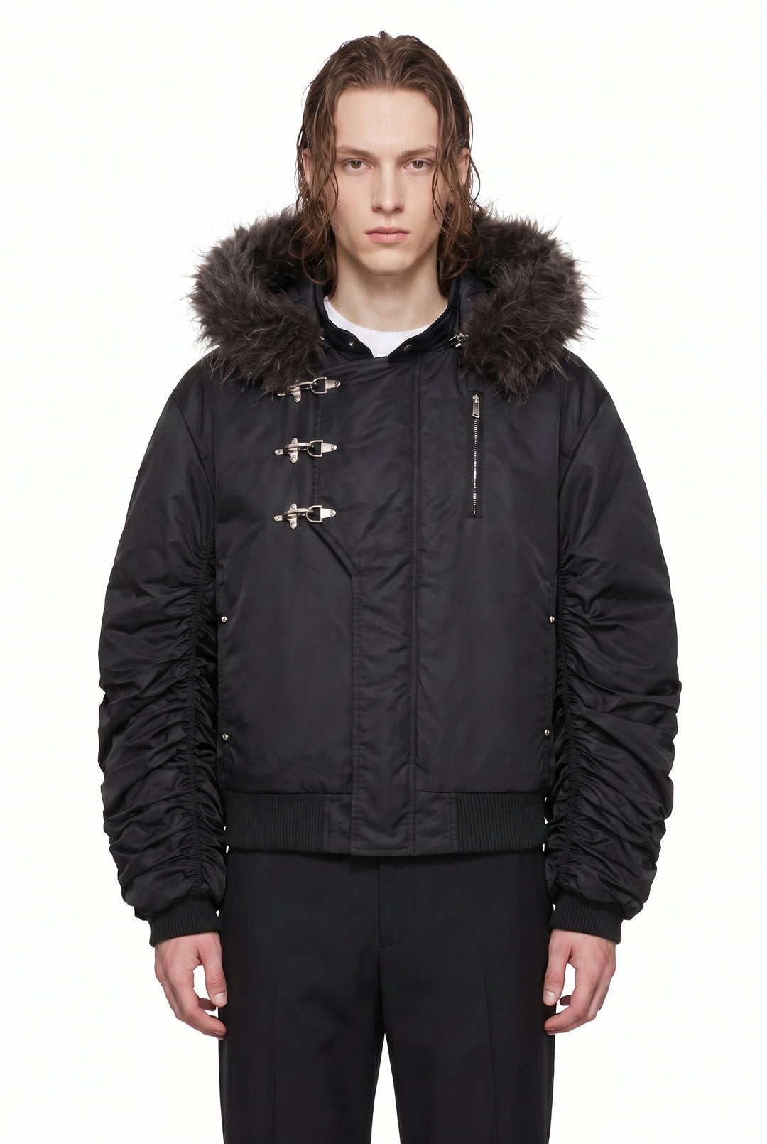 Fur Bomber Jacket na2817
