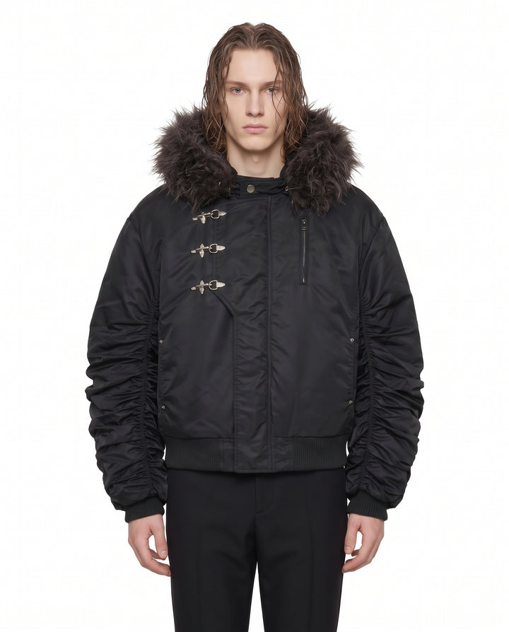 Hooded Bomber Jacket na3168