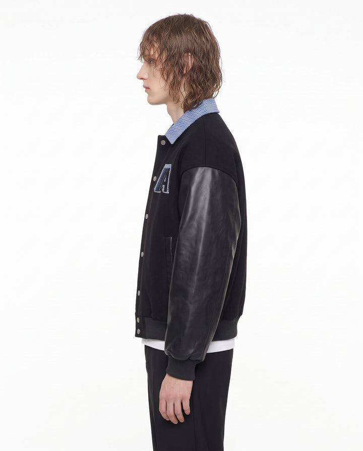 Collared Varsity Jacket na3242