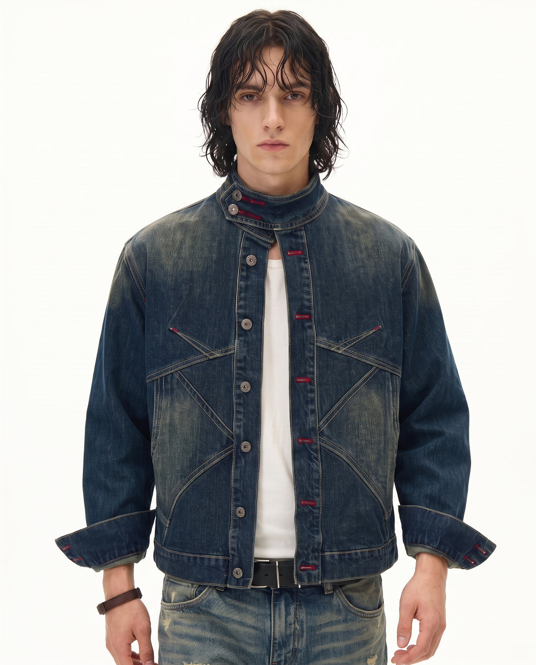 Washed Denim Jacket na2884