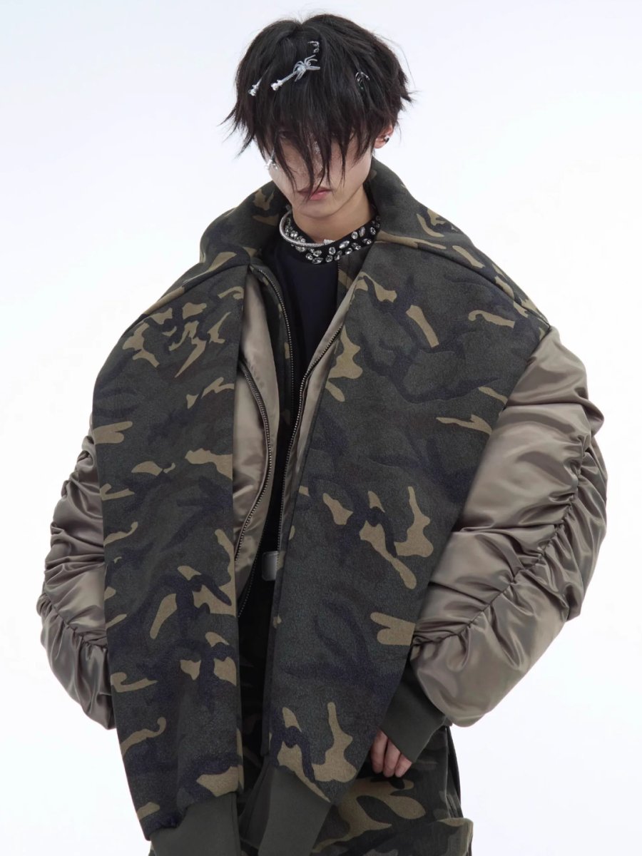 [CultureE] Camouflage Cotton Jacket na1732