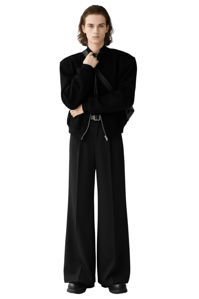 Minimal Tailored Flare Trousers na2428