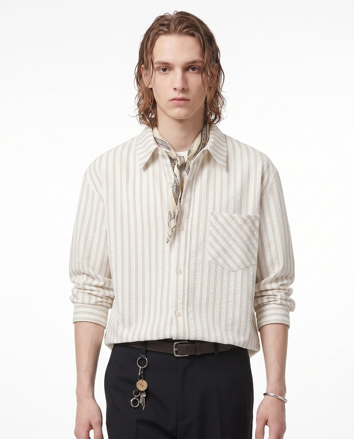 Striped Casual Shirt na3015