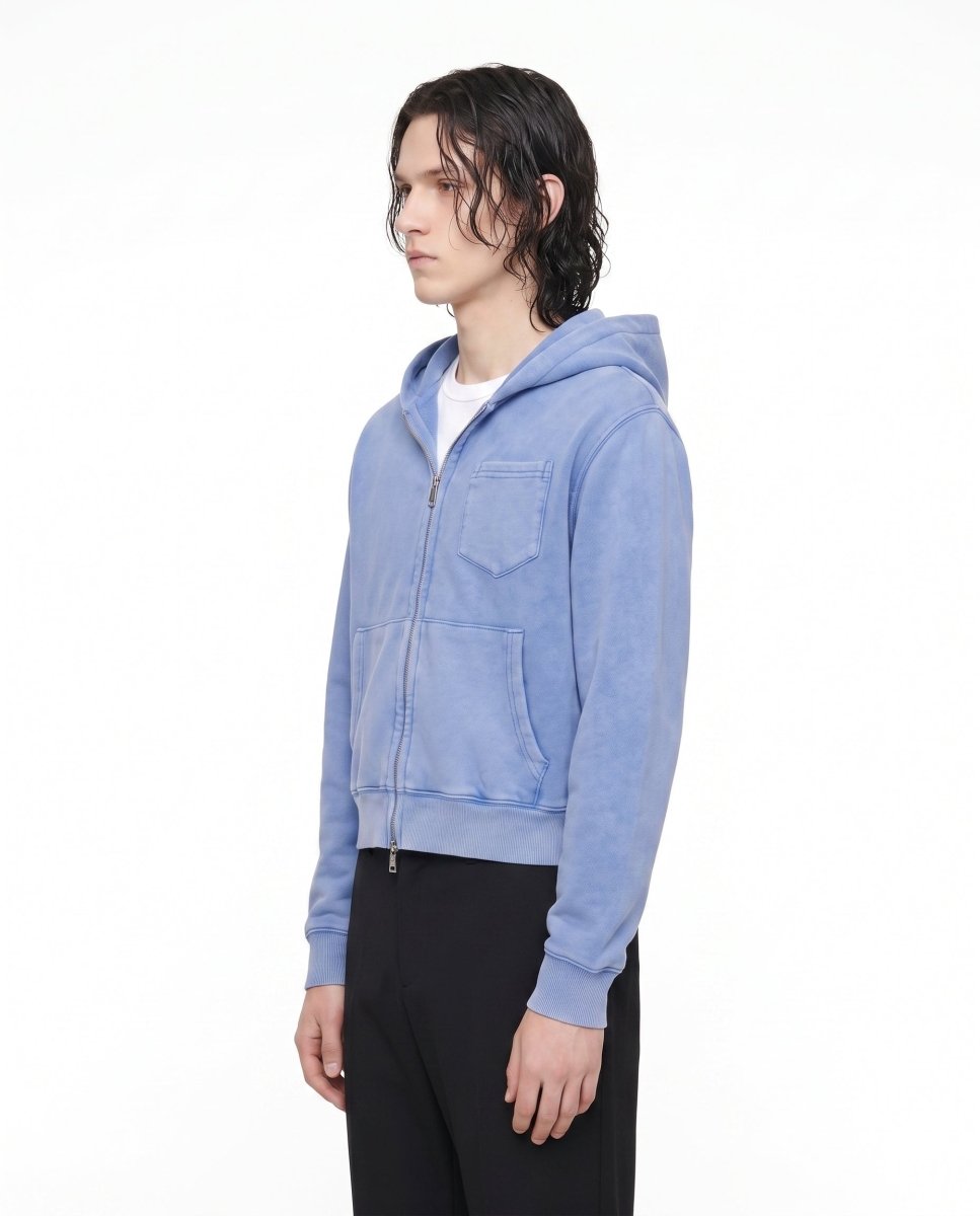 Washed Zip Hoodie na3017