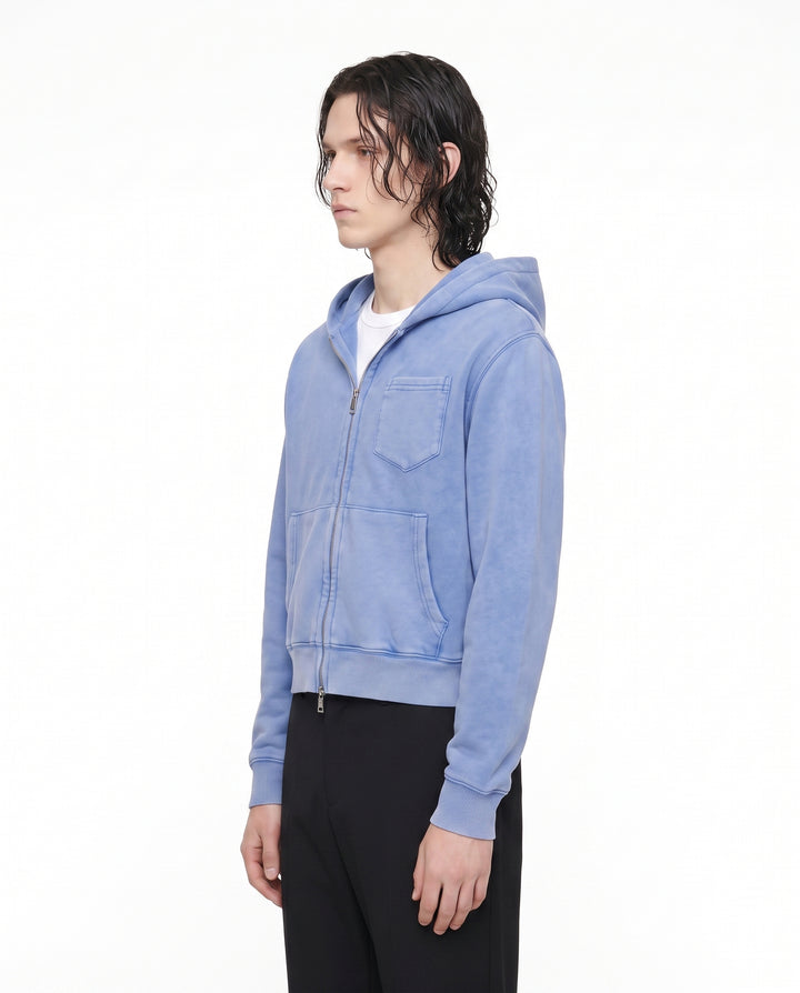 Washed Zip Hoodie na3017
