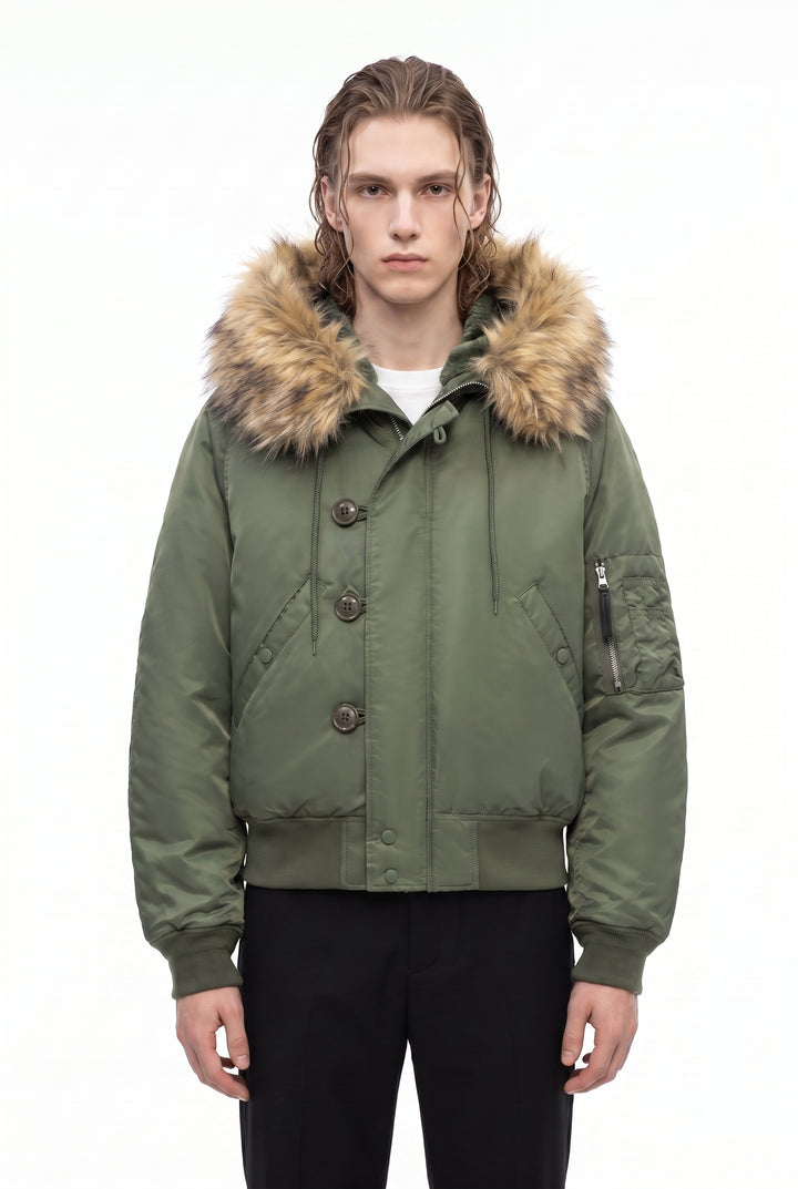 Fur Bomber Jacket na2836