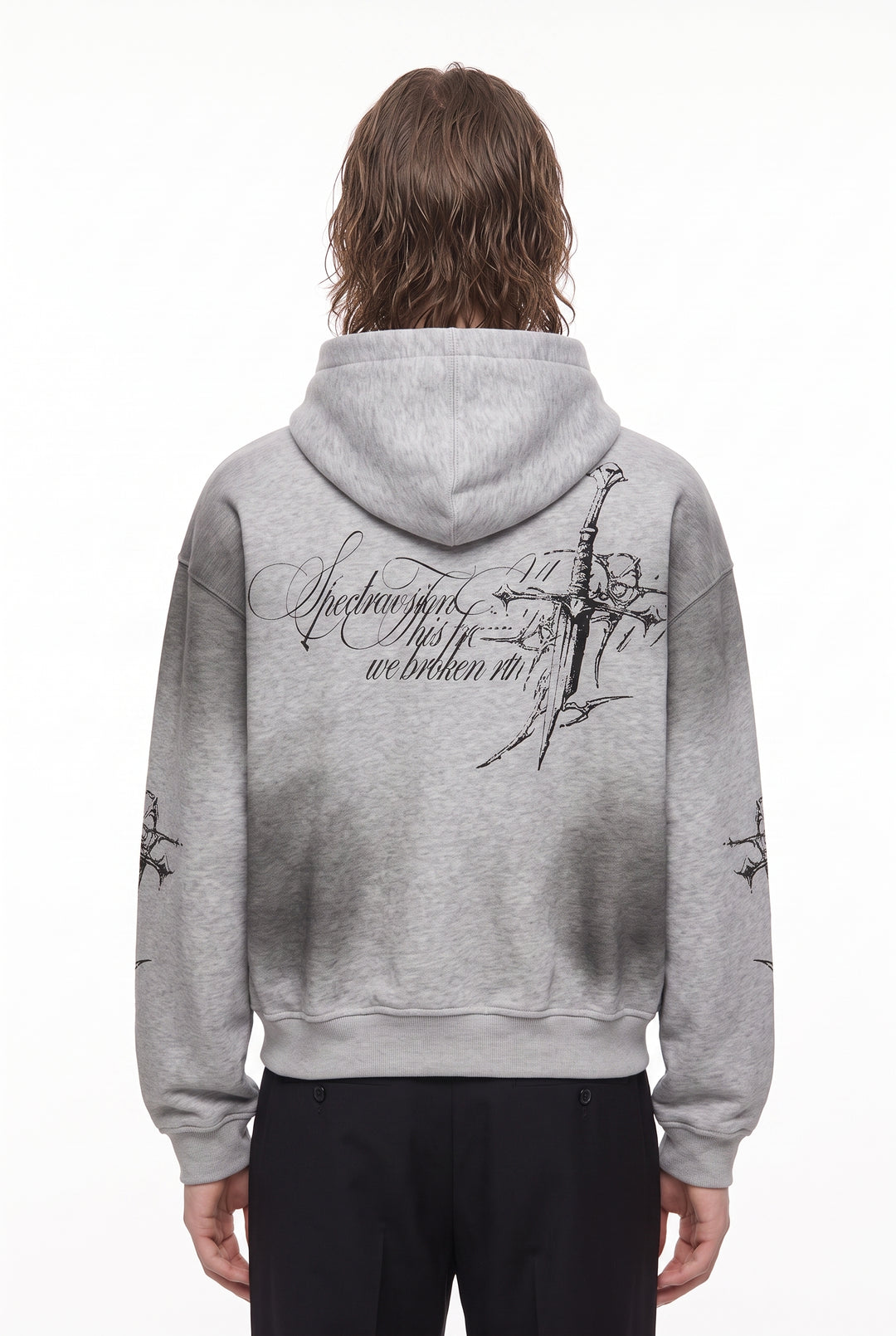 Graphic Zip Hoodie na2879