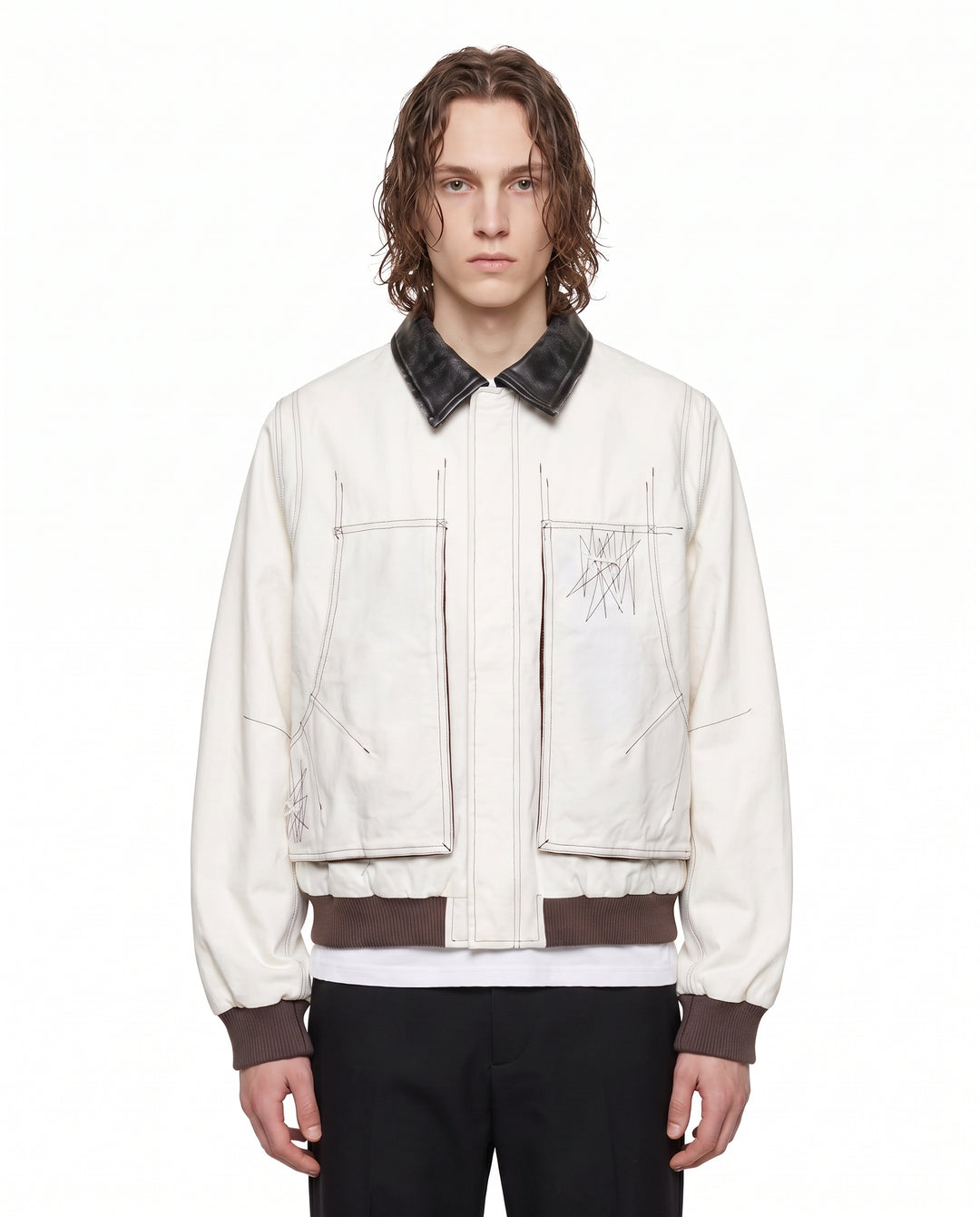 Contrast Bomber Jacket na3189