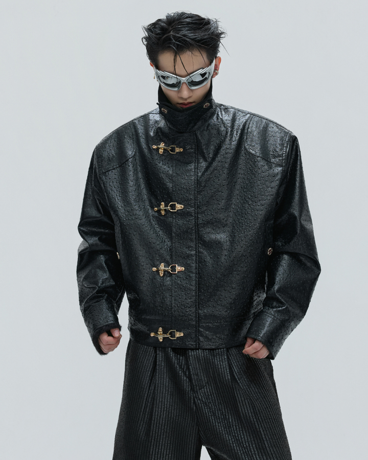 [ArguE CulturE] Dark Gate Metal Leather na2275