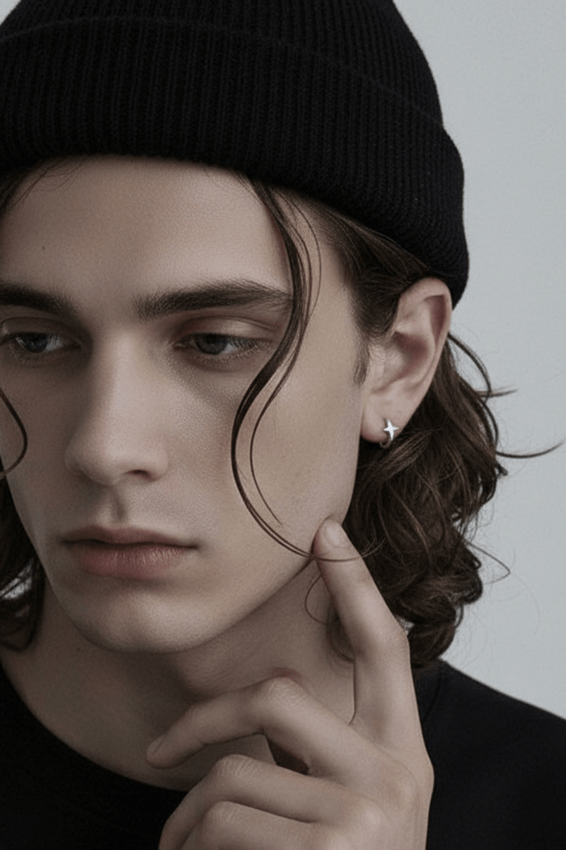 Star Hoop Ear Clip na2349