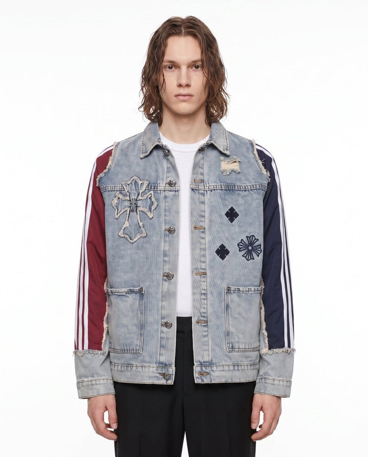 Patchwork Denim Jacket na3046