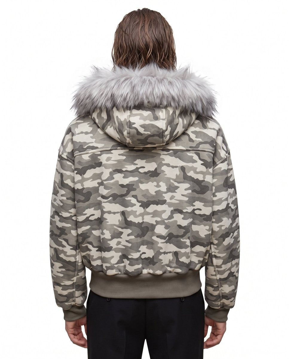 Camo Fur Jacket na3098