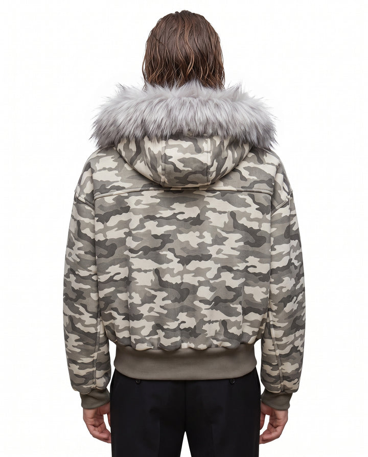 Camo Fur Jacket na3098