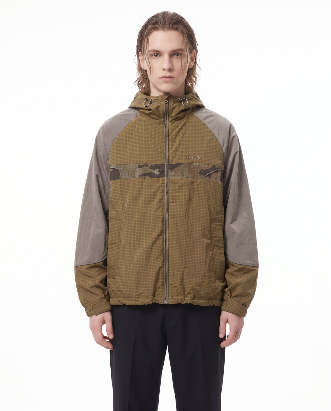 Hooded Windbreaker Jacket na3243