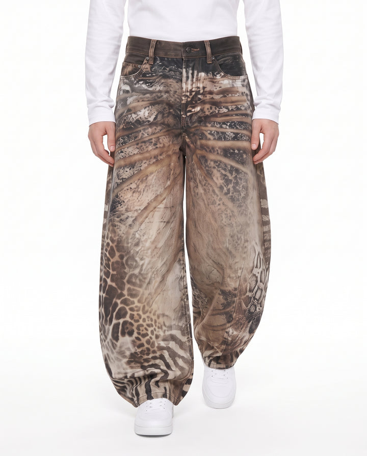 Printed Wide Pants na3192