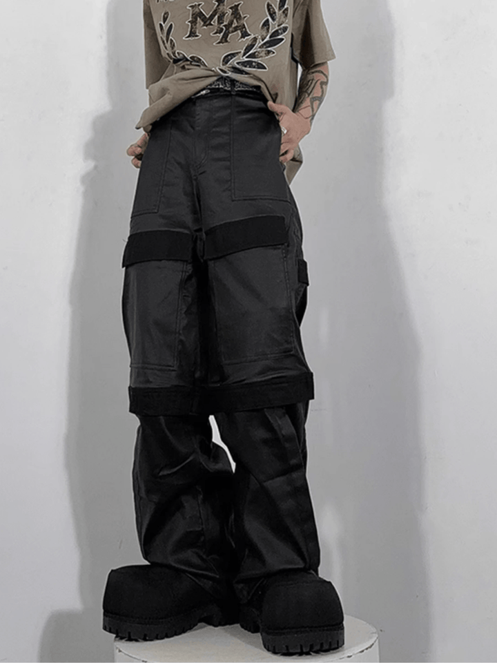 [76STREET] multi-layer function workwear pants na999
