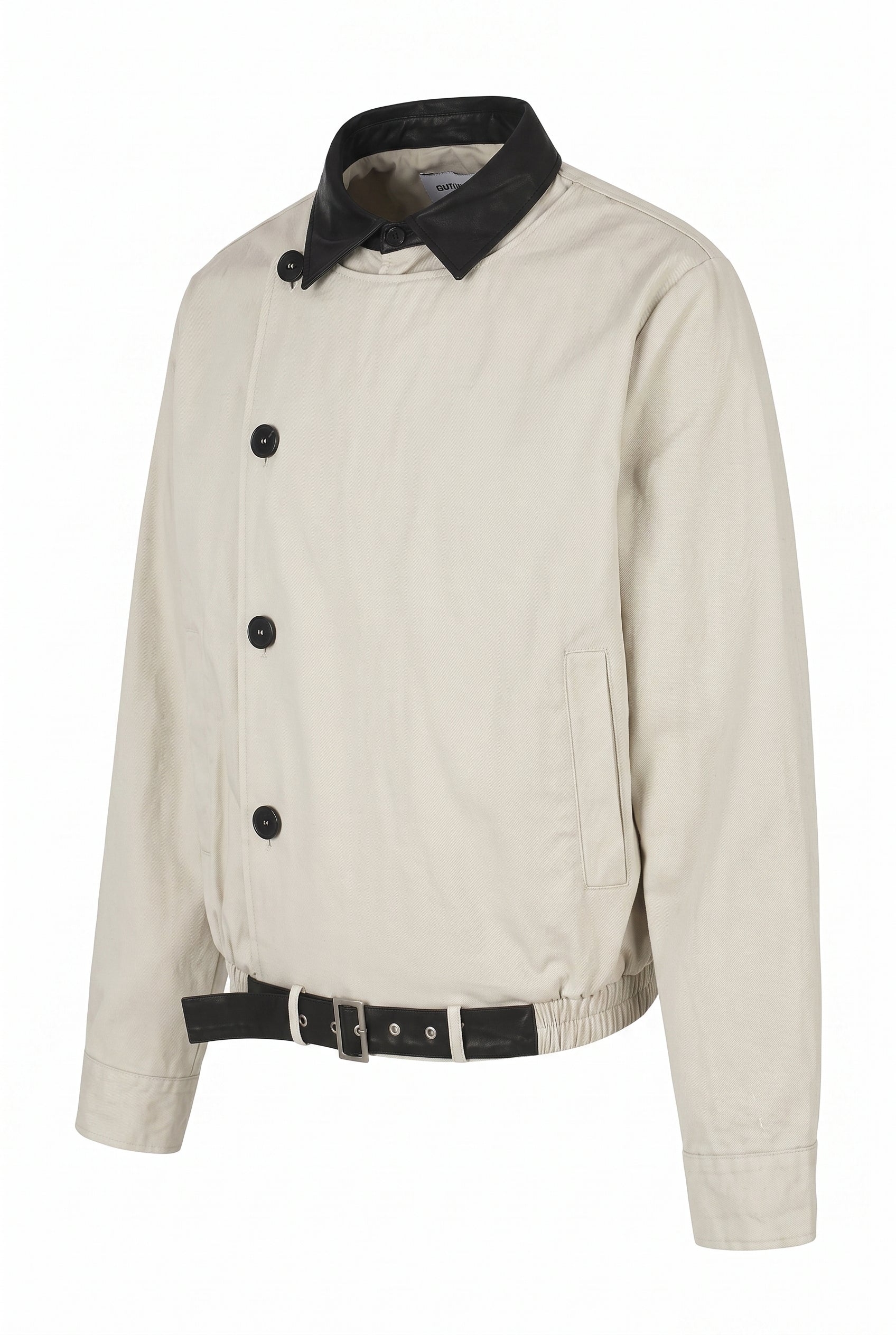 Asymmetric Belted Jacket na2834