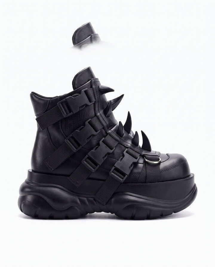 Spiked Platform Sneakers na3173