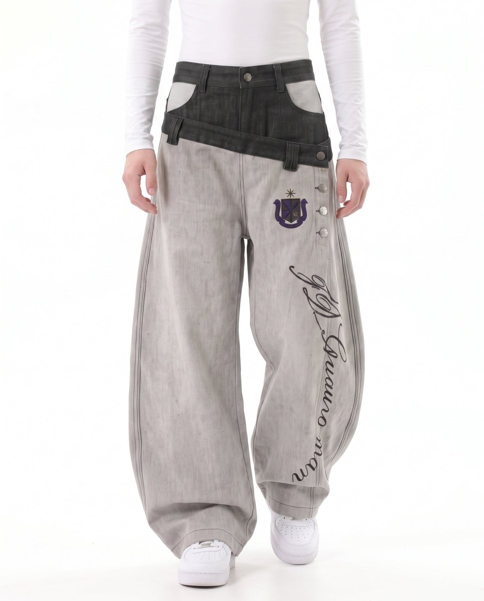 Wide Denim Pants na3074