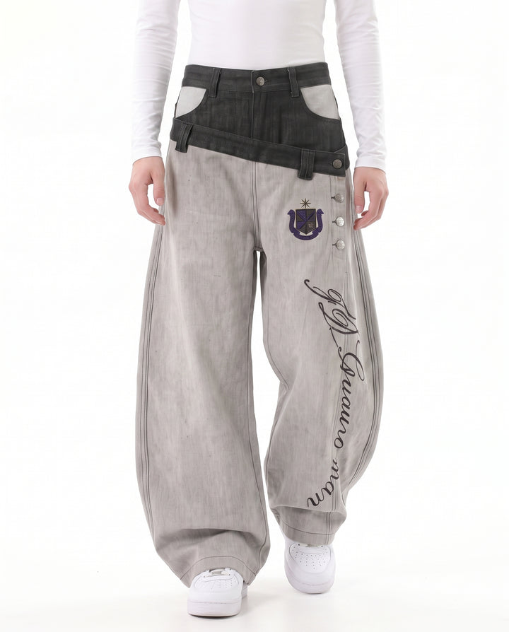 Wide Denim Pants na3074