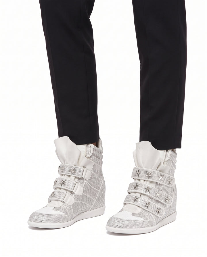 Studded Wedge Sneakers na3183