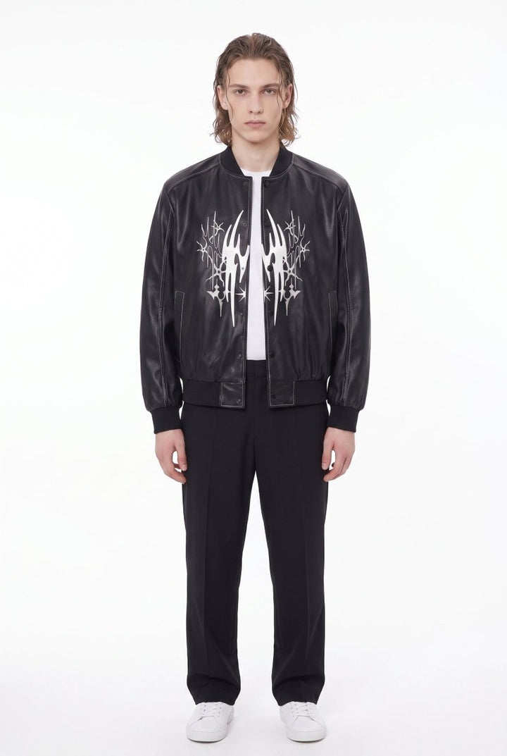 Graphic Bomber Jacket na2852