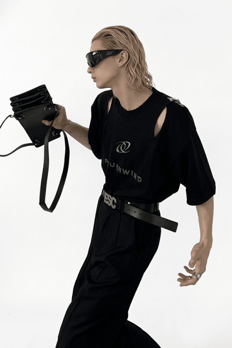 [AutumnWind] deconstructed design t-shirt na1233