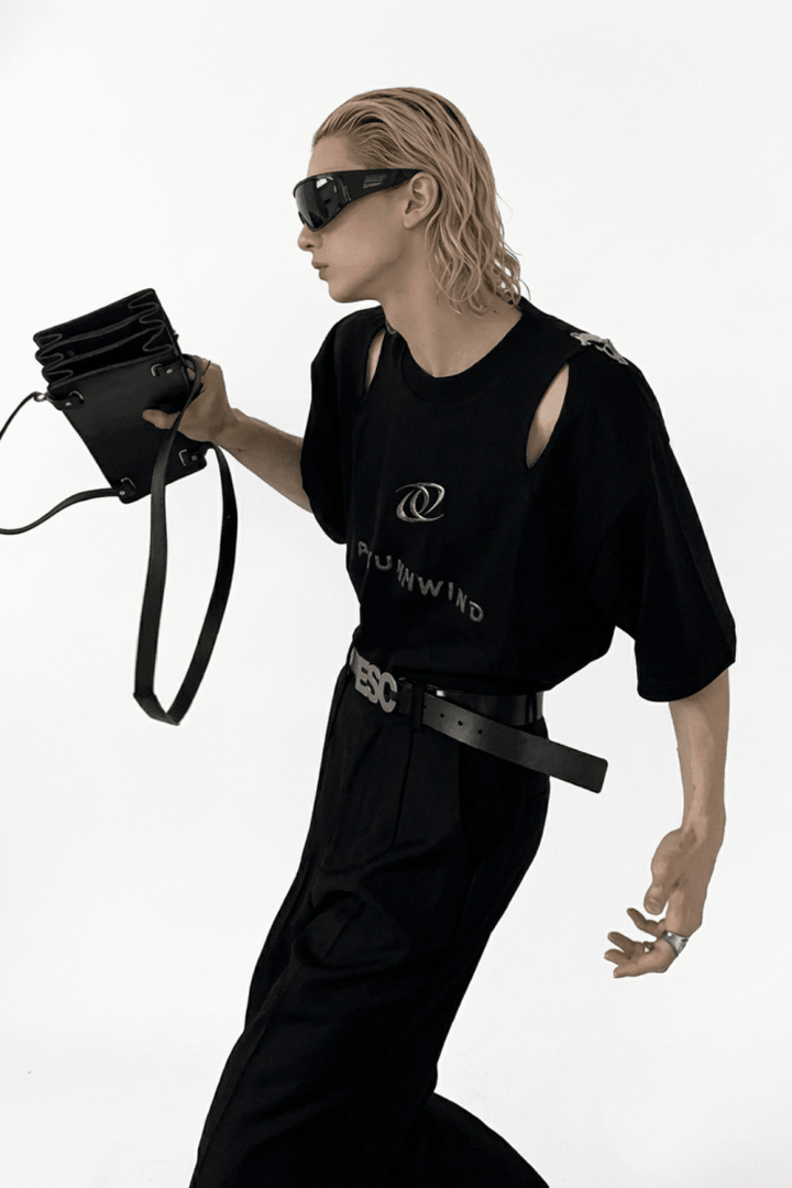 [AutumnWind] deconstructed design t-shirt na1233