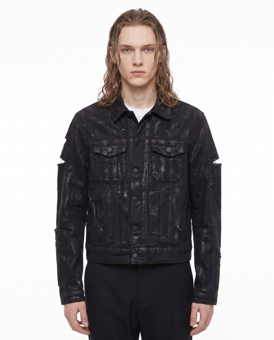 Laced Denim Jacket na2937