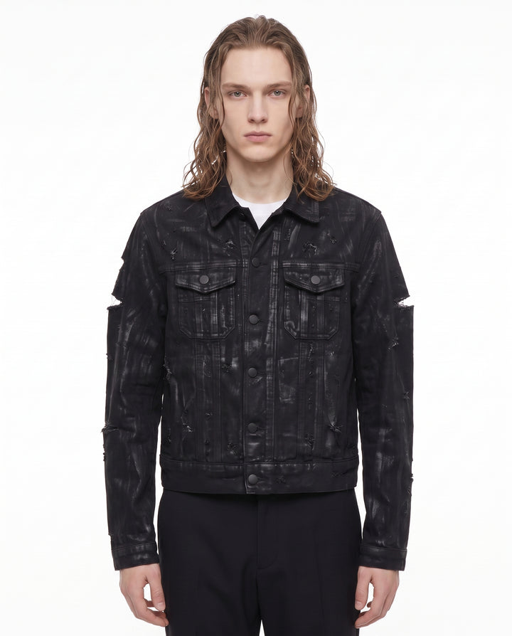 Laced Denim Jacket na2937