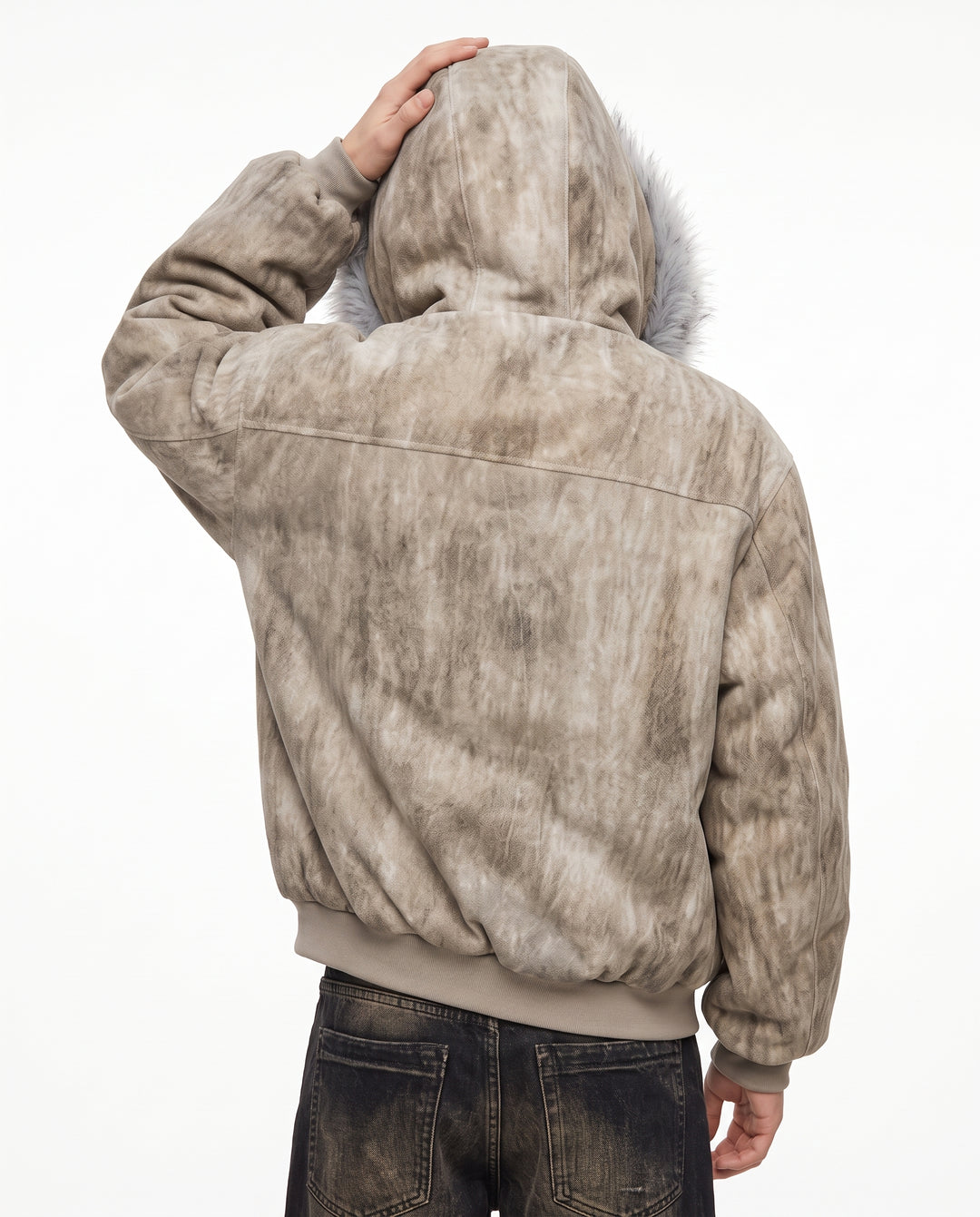 Fur Hooded Jacket na3231