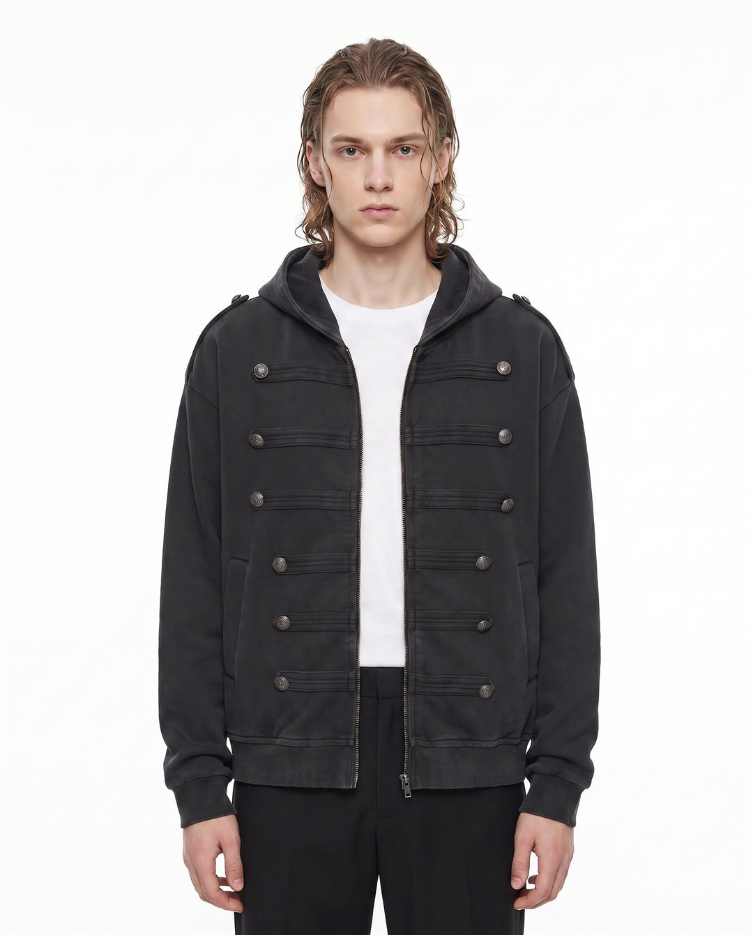 Military Zip Hoodie na3016