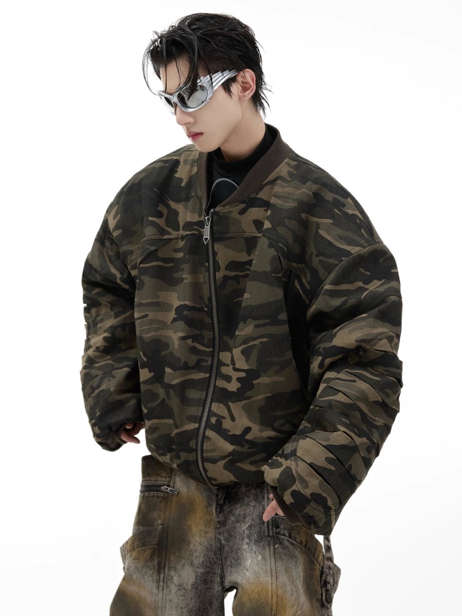 [CultureE] camouflage loose jacket na1575