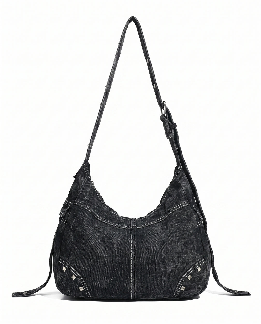 Studded Denim Bag na2927