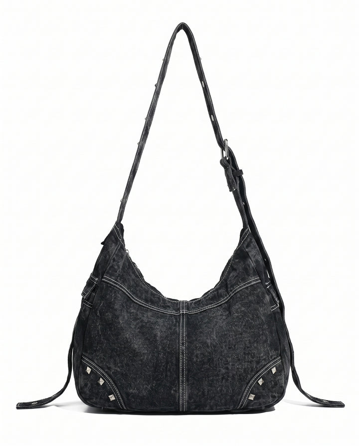 Studded Denim Bag na2927