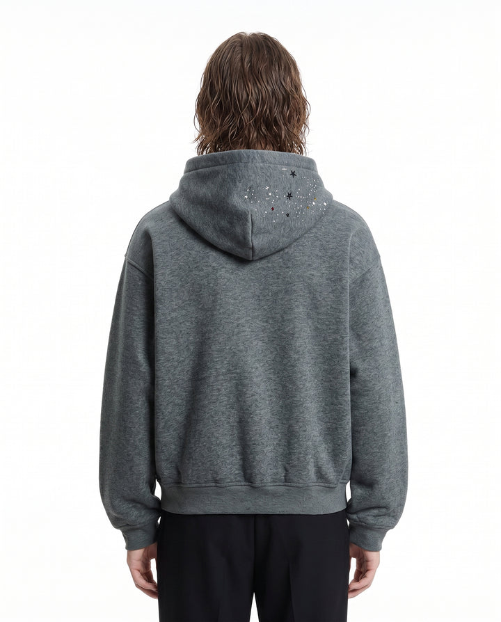 Rhinestone Zip Hoodie na3022