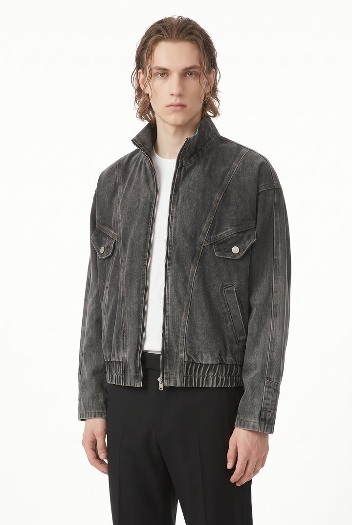 Denim Bomber Jacket na2805