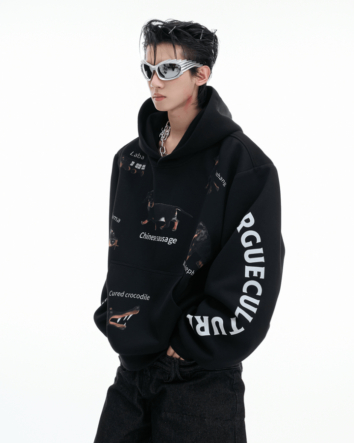 [ArguE CulturE] Stickers Hoodie na2169