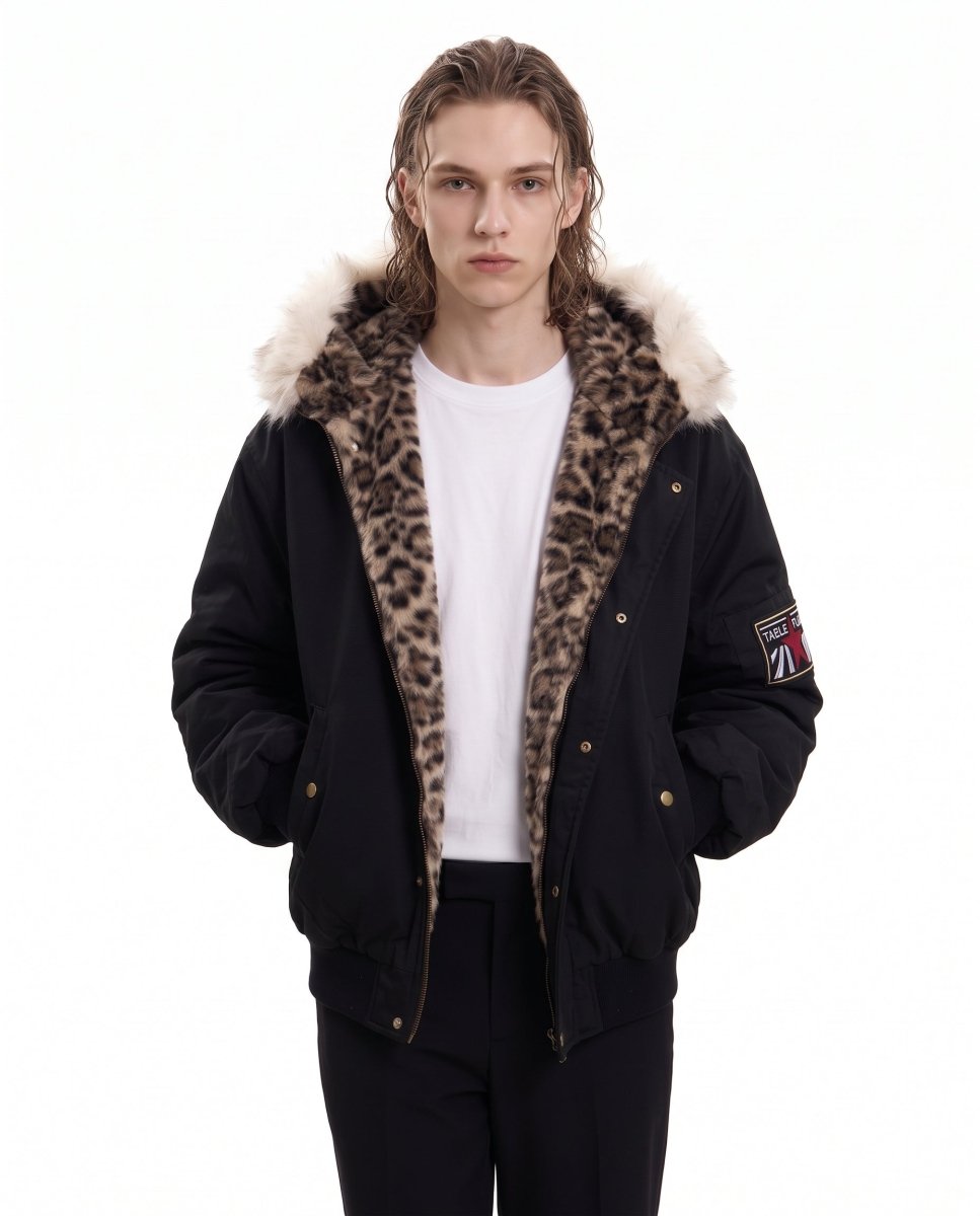 Fur Bomber Jacket na3169