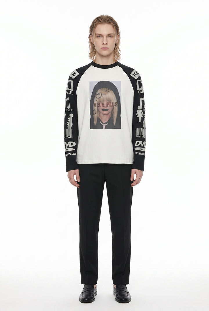 Graphic Raglan Tee na2742