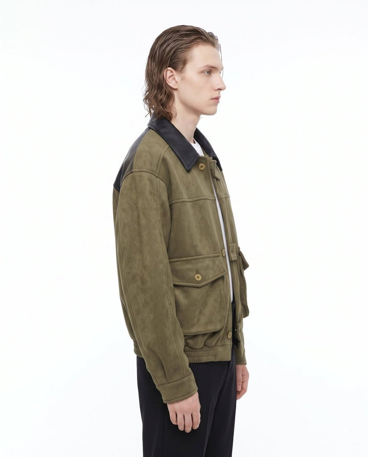 Suede Bomber Jacket na3170