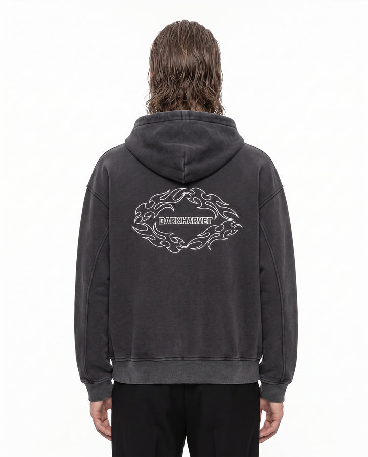 Military Zip Hoodie na3100