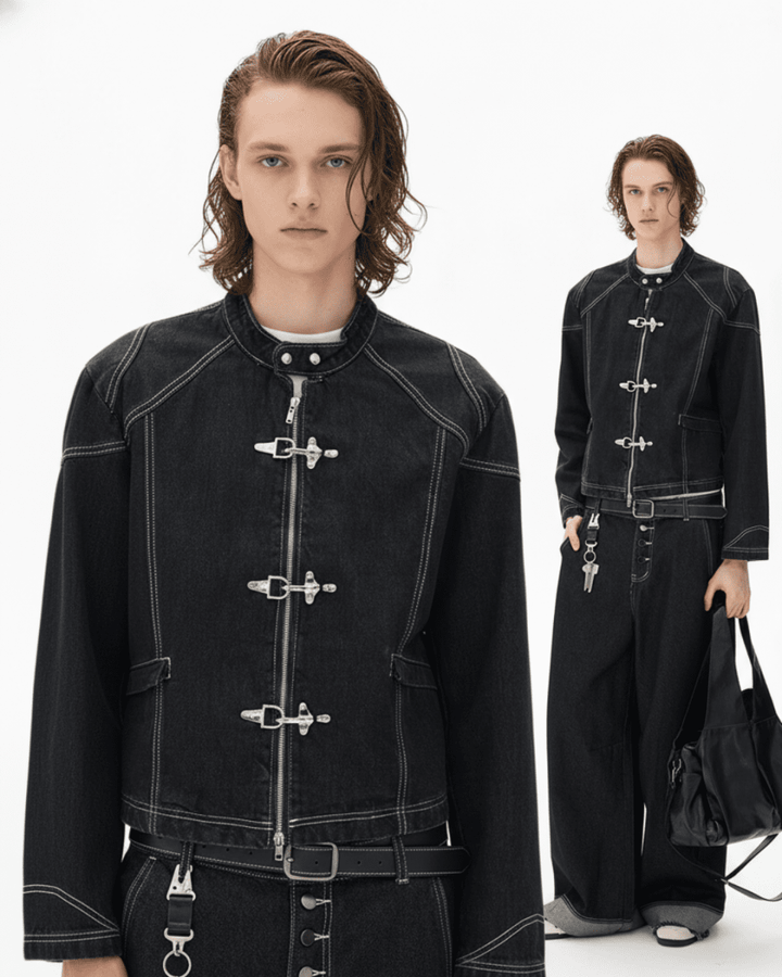 Toggle Archive Denim Jacket  na2312