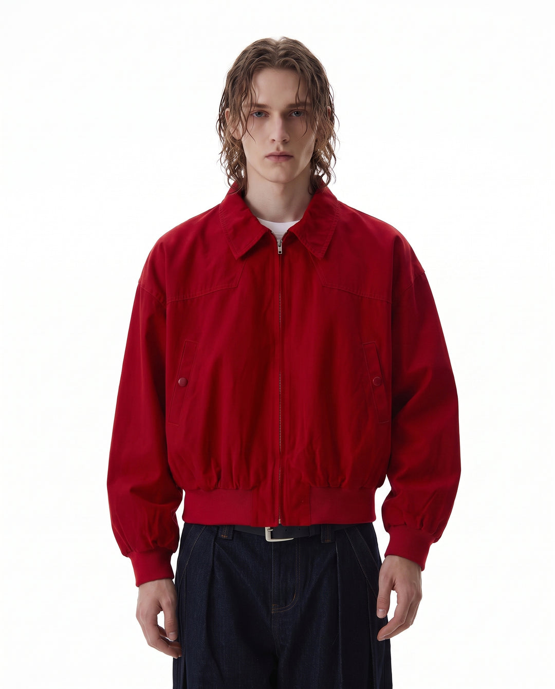 Red Zip Jacket na3011