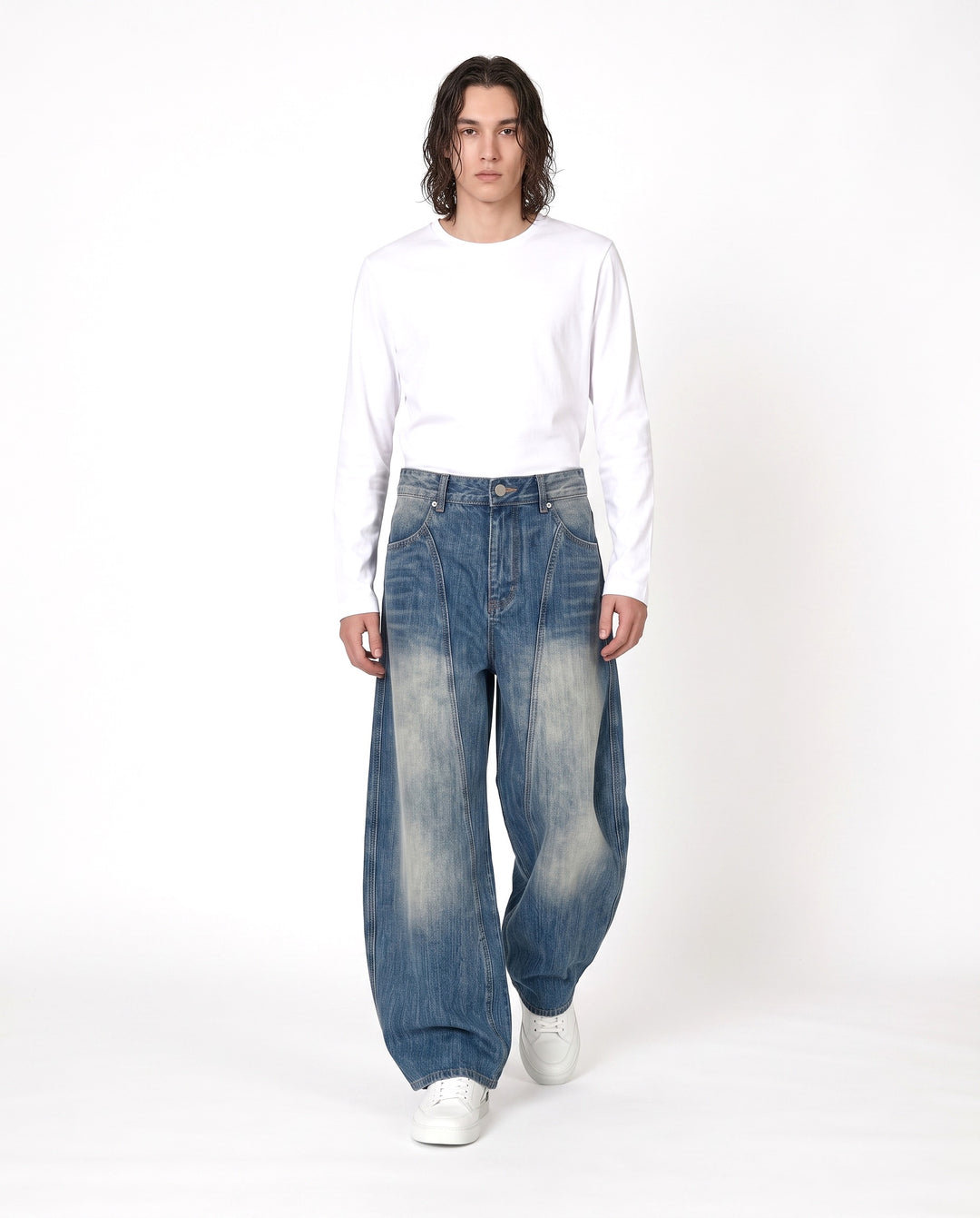 Wide Denim Pants na2972