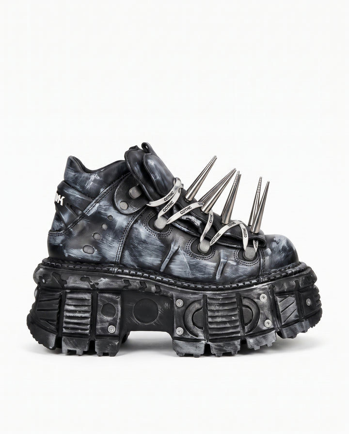 Spiked Platform Sneakers na3005